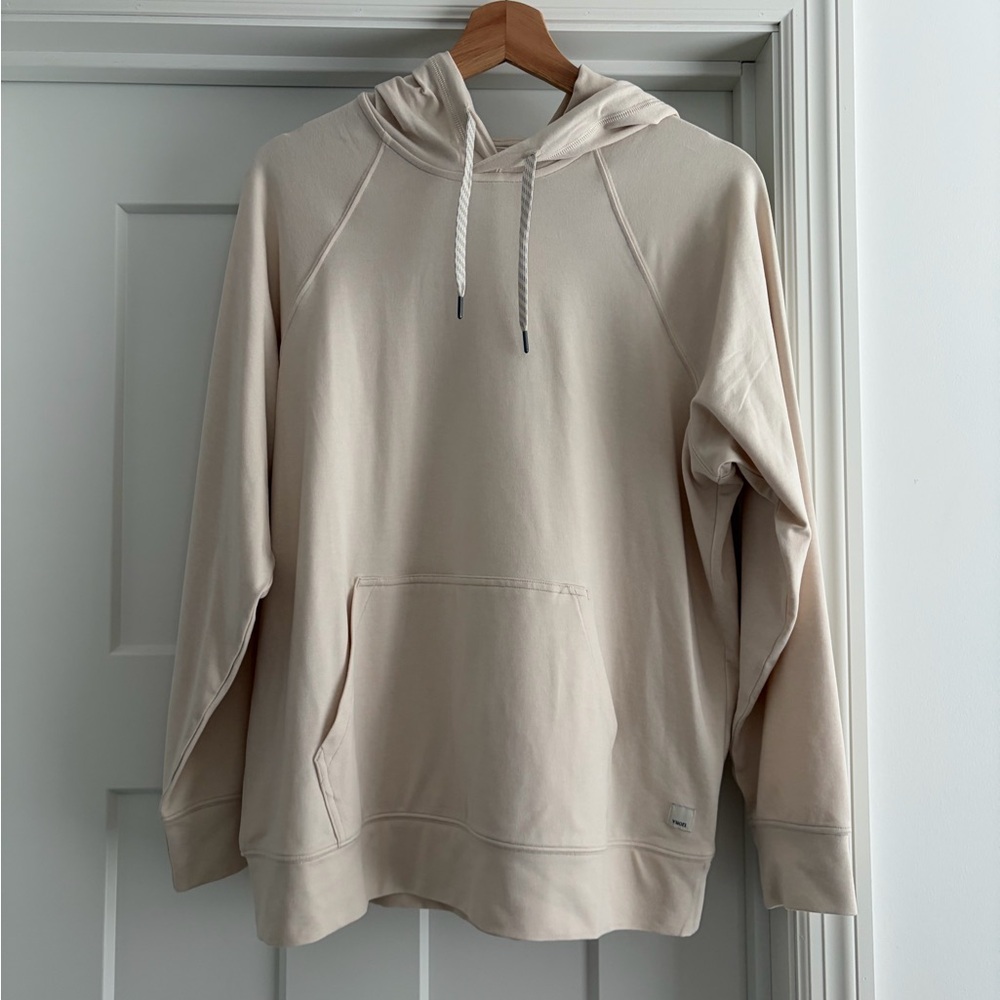 Vuori Halo Oversized Hoodie | Milkweed Heather | Extra Small XS